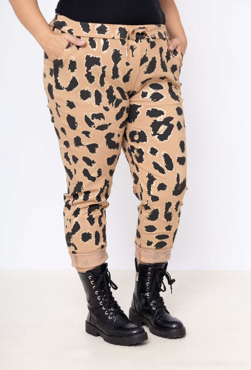 Moon pantalon leopard 01