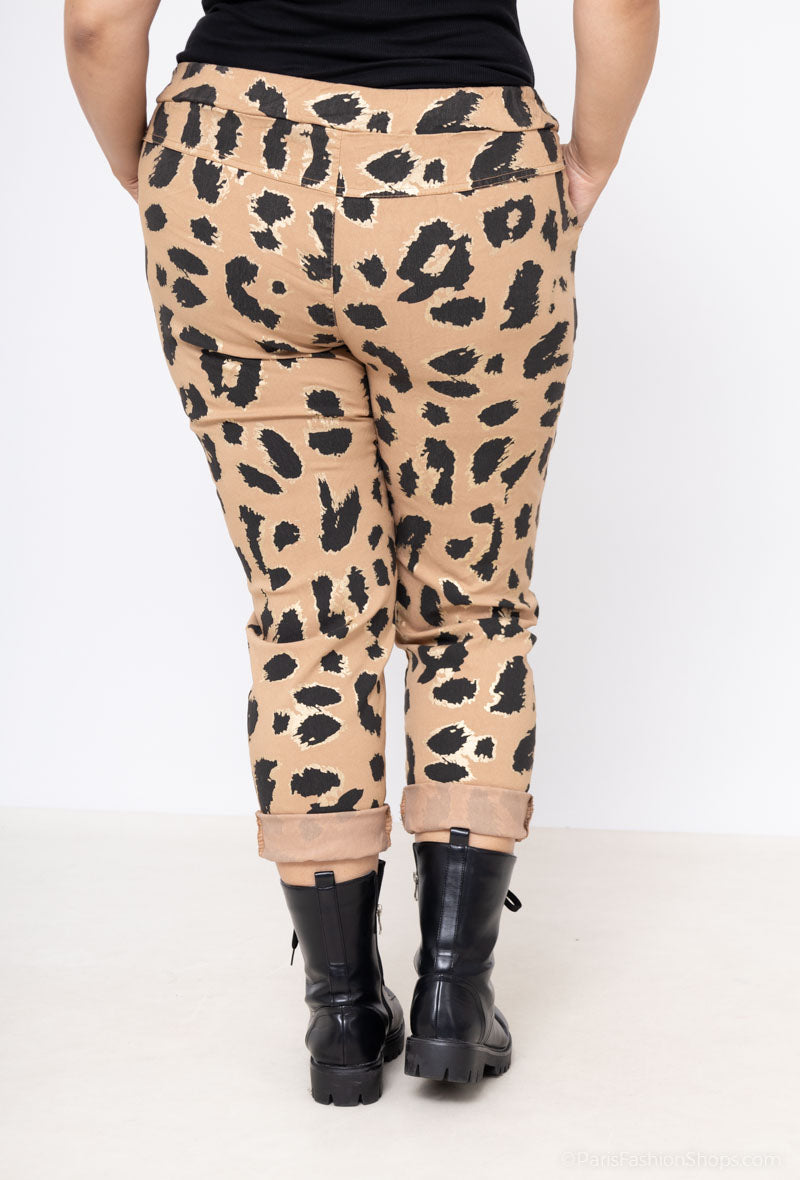 Moon pantalon leopard 01